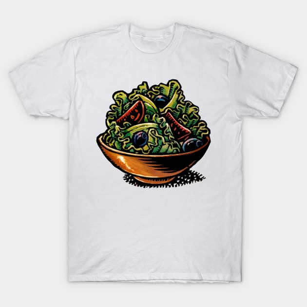 Green Salad! T-Shirt by Lisa Haney